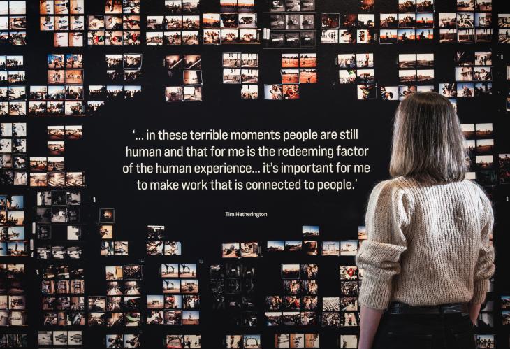 Storyteller: Photography by Tim Hetherington. Exhibition in the Imperial War Museum London 20 April - 29 September 2024