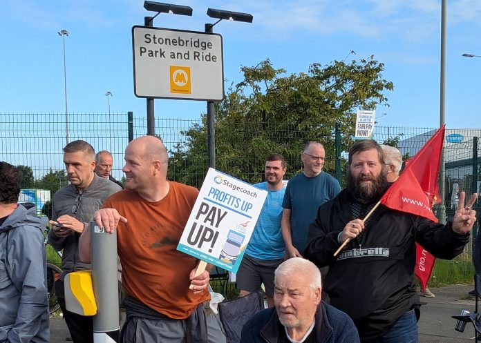 Liverpool Stagecoach strike. Photo: John Woolley