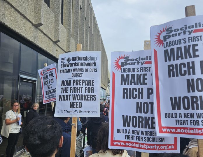 NSSN lobby of the TUC 2024. Photo: Mark Best