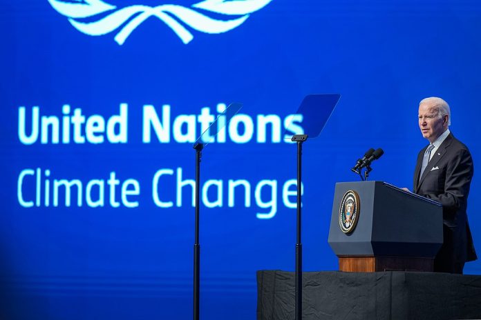 P20221111AS-1430_(52651398313) Joe Biden at the United Nations Climate Change conference in 2022. Photo: White House/ Public Domain
