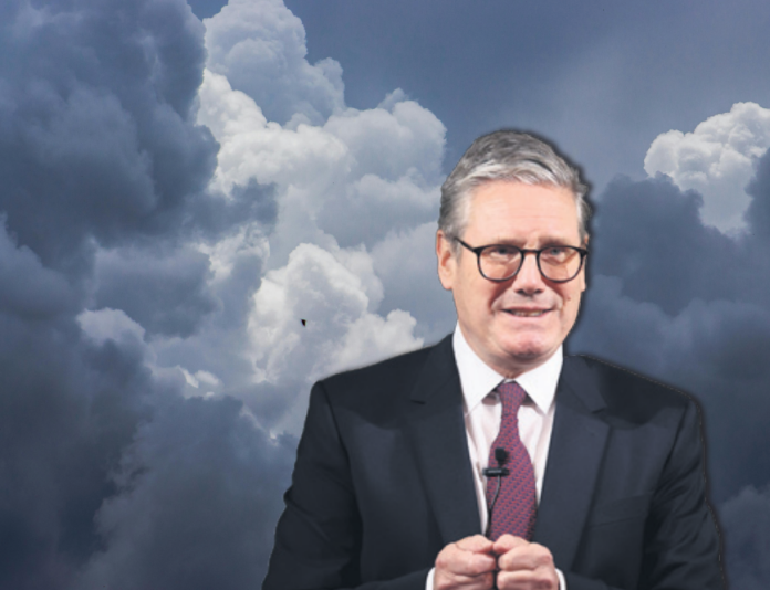 Preparing for storms in Starmer's Britain. Photo: Number 10 & Kassiamelox/CC