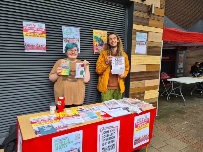 Cardiff Socialist Students. Photo: Joe Fathallah