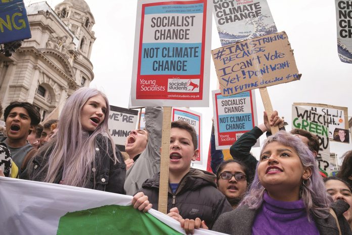 Youth climate strikes in 2019. Photo: Paul Mattsson
