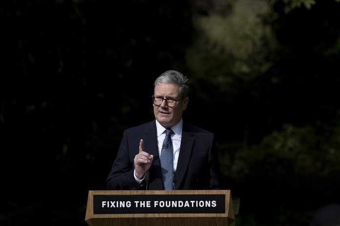Keir Starmer announcing tough decisions ahead. Photo: Simon Dawson, No 10 Downing Street/CC