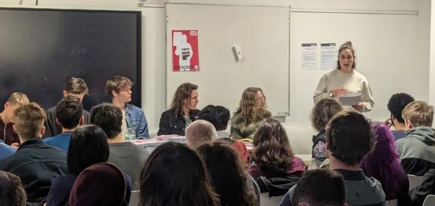 Funding not Fees rally. Photo: Socialist Students