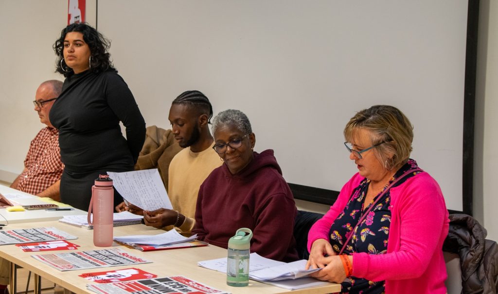 fighting racism with working-class struggle rally at Socialism 2024. Photo: Jasper Chaplin