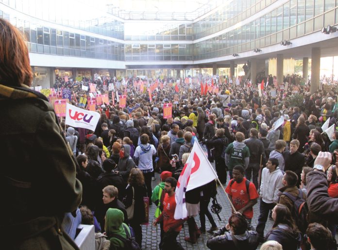 Millbank TS scaled Students protest outside Tory HQ in 2010. Photo: TU Senan