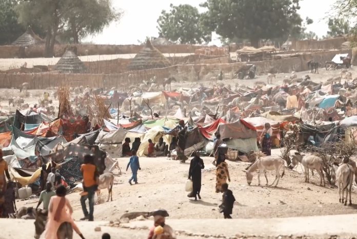 Sudanese refugee camp. Photo: public domain