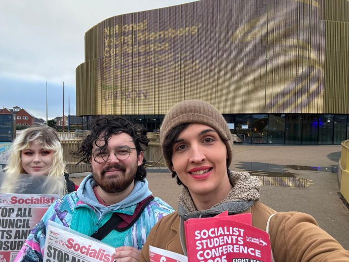 Unison young members Socialist Party members at Unison young members conference. Photo: Rachel Cox