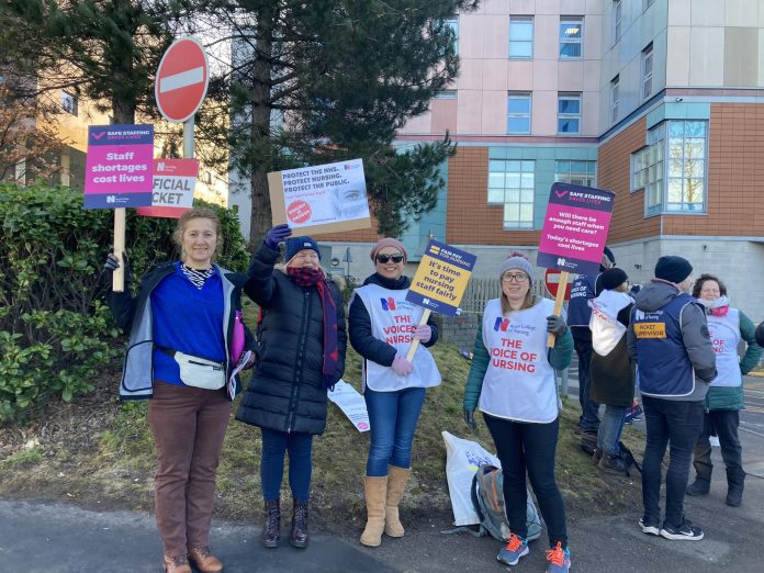 southampton 2 Nurses on strike in 2023 for pay rises and safe staffing levels. Democratic control involving workers and service users would help tackle medical misogyny. Photo: Nick Chaffey