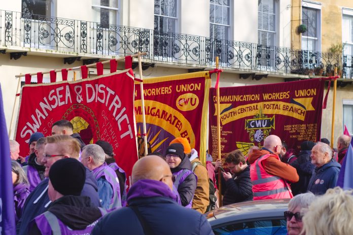 TUC demo in Cheltenham. Photo: Nick Clare