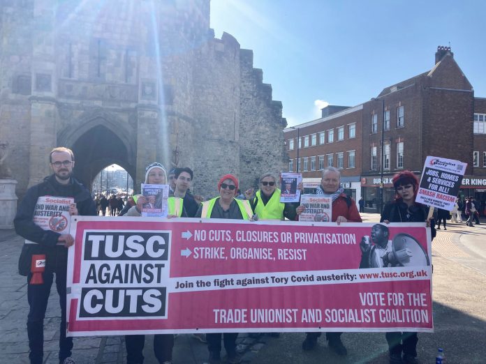 Southampton protesting against the far-right. Photo: Southampton Socialist Party