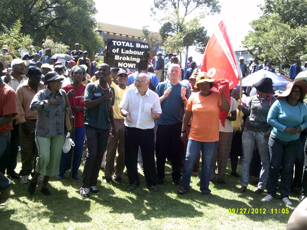 Peter and Alec on an international visit to South Africa in 2012. Photo: Weizmann Hamilton