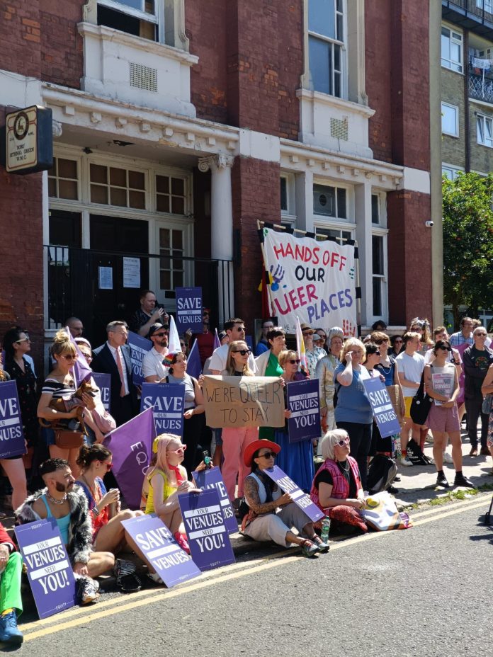 Equity has helped lead the campaign that has so far saved Bethnal Green Working Men's Club - an LGBTQ+ performance venue. Photo: Hugo PIerre