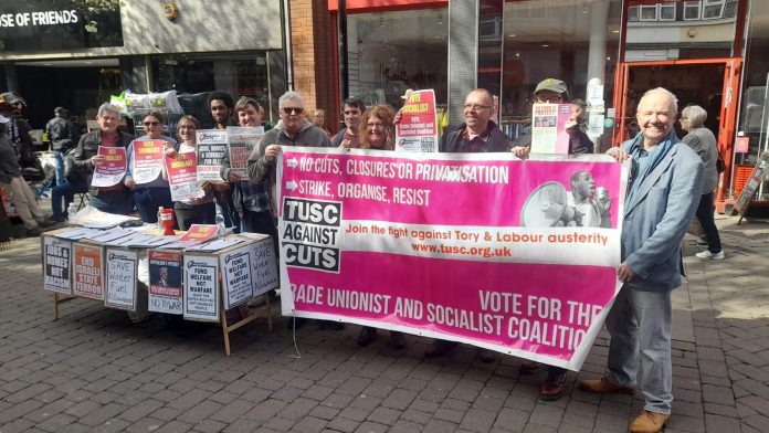 TUSC campaigning in Doncaster. Photo: Iain Dalton