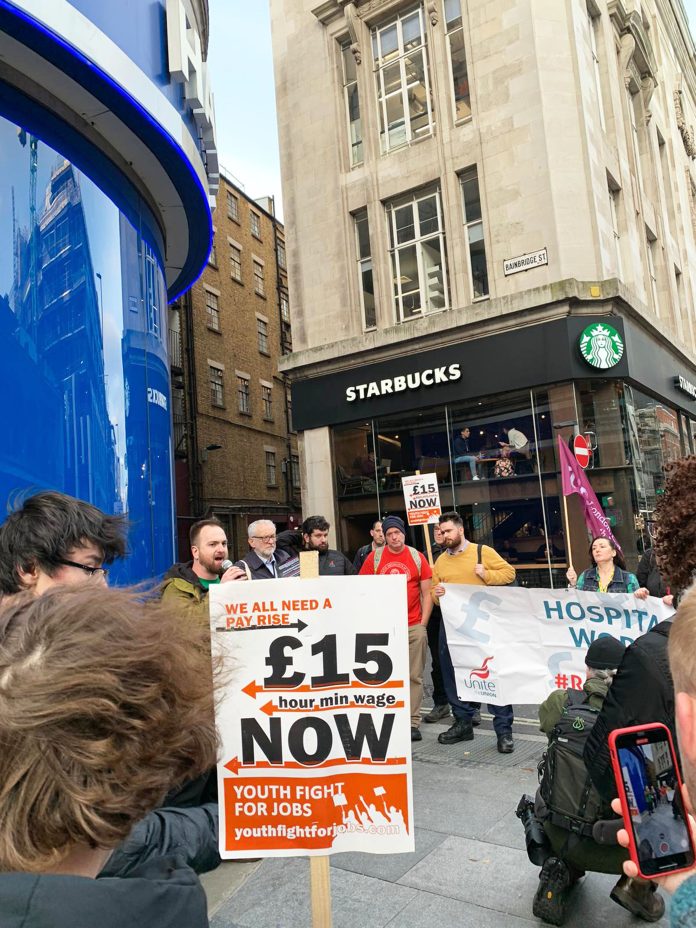 Young workers need a serious fight. Photo: London Socialist Party