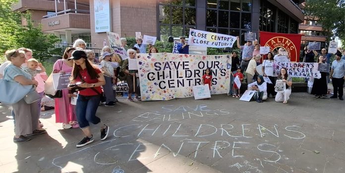 Ealing Childrens Centres Photo: Save Ealing Children's Centres campaign