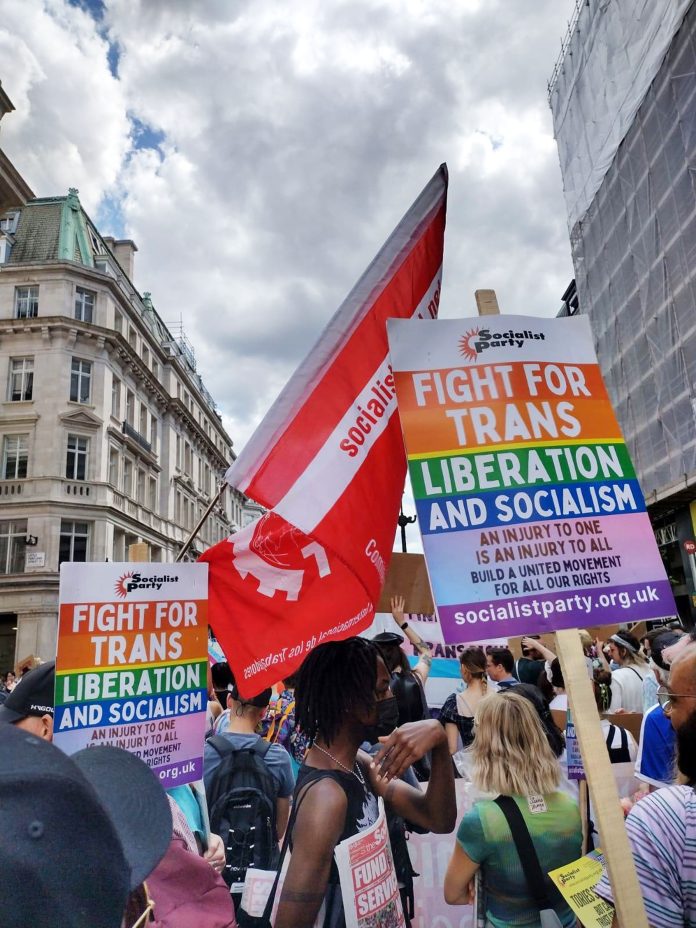 Protest for trans rights Photo: Ian Pattison