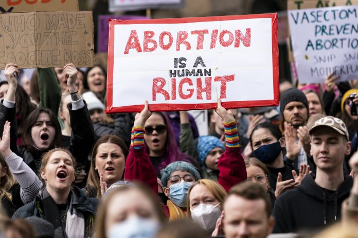 Abortion is a human right placard Photo: Matt Hrkac/CC