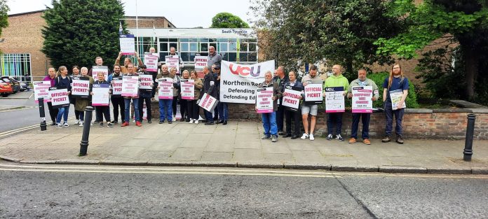 Tyne college UCU members in FE and HE were part of the 2022-23 strike wave. Photo: Elaine Brunskill