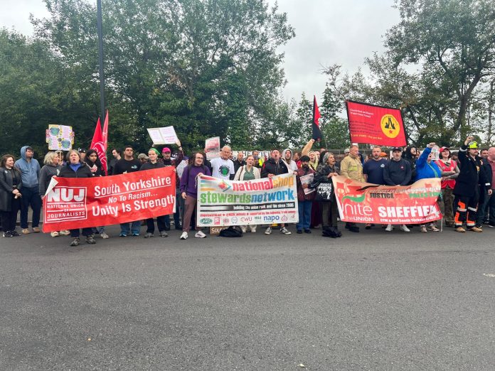 WhatsApp Image 2025-08-19 at 09.14.53 NSSN supporting Sheffield Veolia bin workers striking against a Labour council