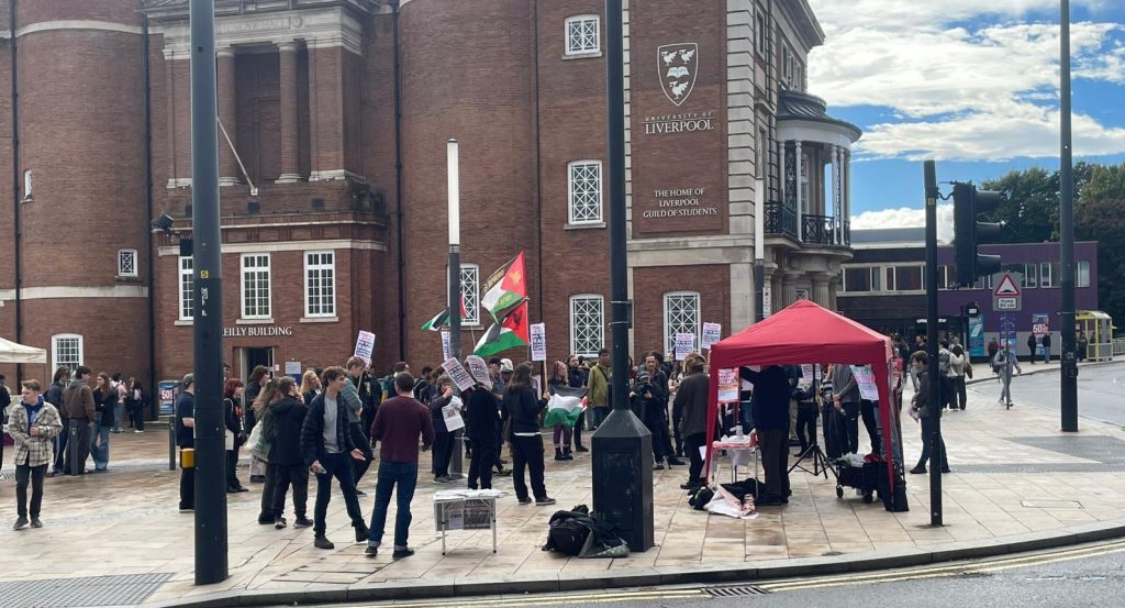Liverpool university, 19.9.25, photo by Isis