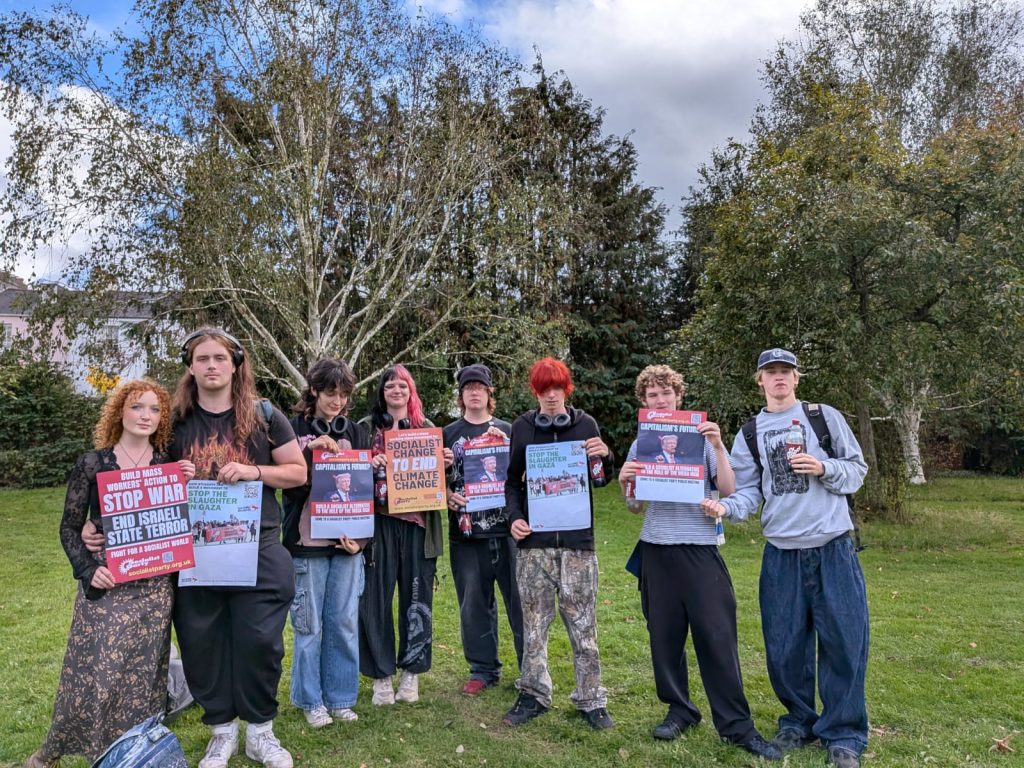 Outside main Exeter college campus, 17.9.25