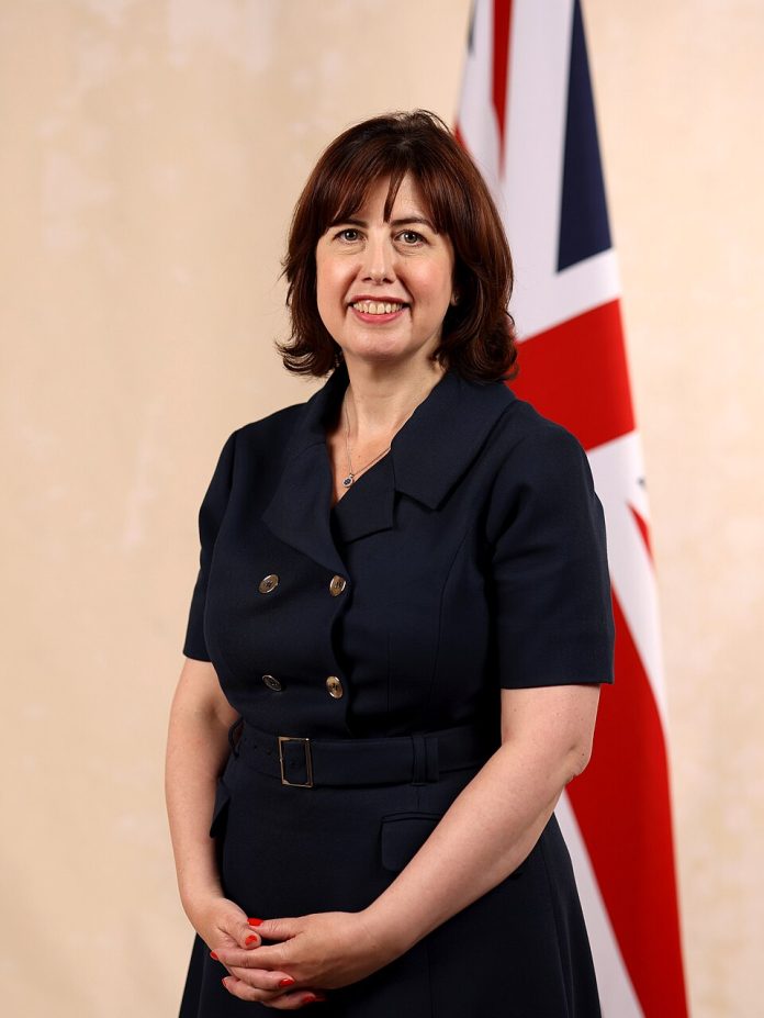 Lucy_Powell_Leader_of_the_House_(cropped_full_length) Lucy Powell. Photo: Lauren Hurley / No 10 Downing Street/CC