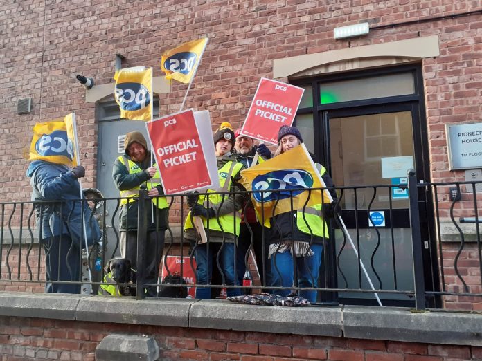 PCS wakefield PCS on strike in 2023 Photo: Yorks SP
