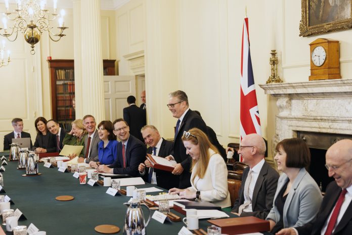 Prime Minister Keir Starmer hosts weekly Cabinet meeting Starmer and his cabinet Photo: SImon Dawson/No. 10/CC
