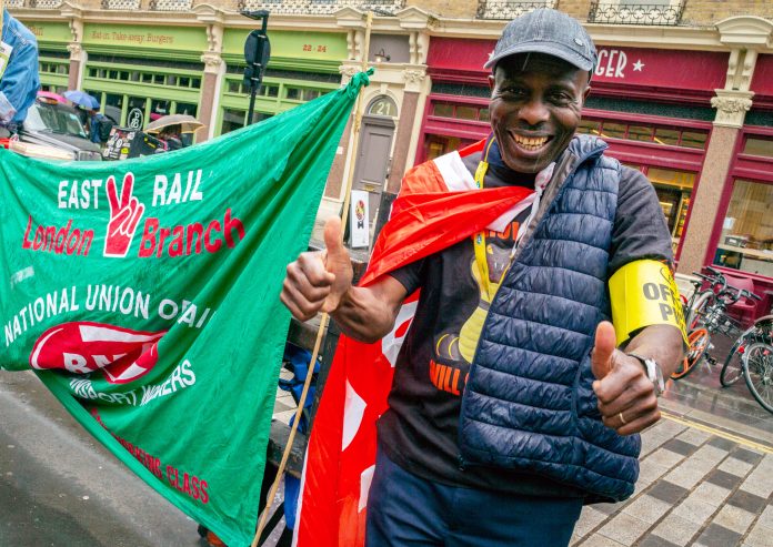 RMT tube strike Photo: Paul Mattsson