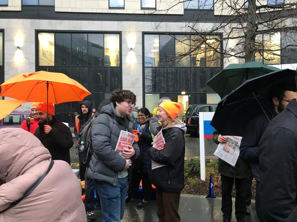Resident doctors strike in Liverpool