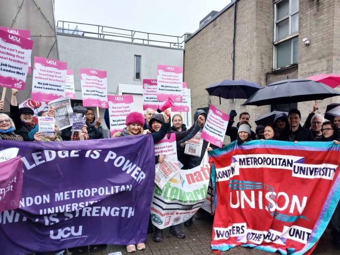 London Met protest Photo Adam Powell-Davies