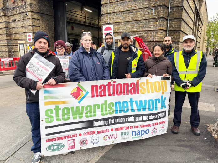 Bow buses Bow bus strike Photo: London SP