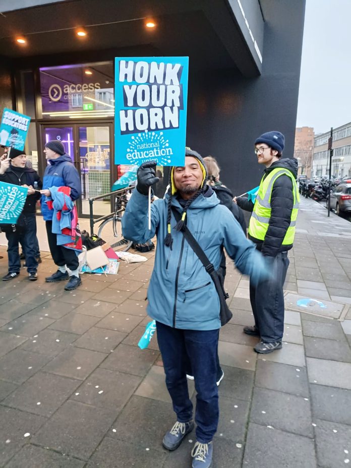 Highgate Wood school strike Photo: London SP