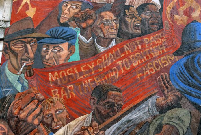 Cable Street mural Photo Jim Osley/CC Cable Street mural Photo Jim Osley/CC
