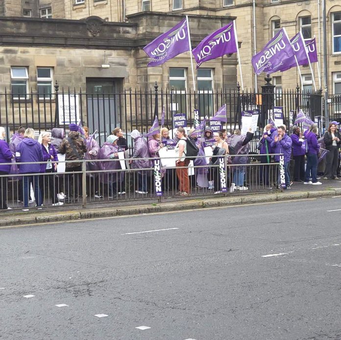 Glasgow royal infirmary strike