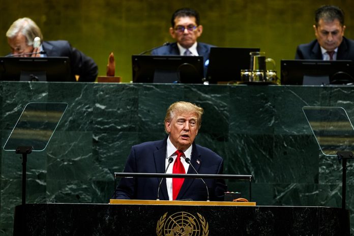 President_Donald_J._Trump_delivers_remarks_to_the_81st_session_of_the_United_Nations_General_Assembly_(55546331091) Trump at the UN Photo: public domain