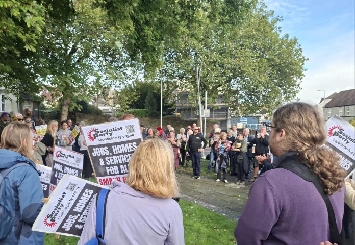 Swansea anti-racist protest - Alec Thraves Swansea anti-racist protest Photo: Alec Thraves