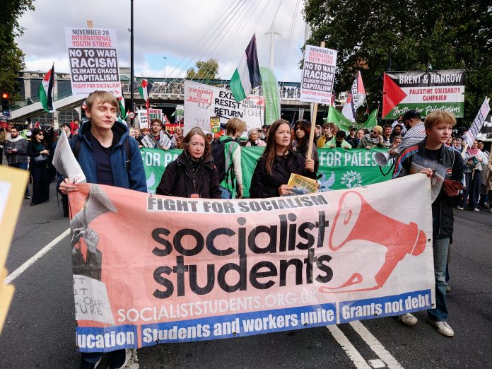 Socialist Students contingent - Photo Nick Clare
