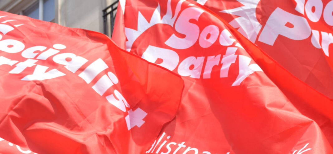 Socialist Party flags Socialist Party flags