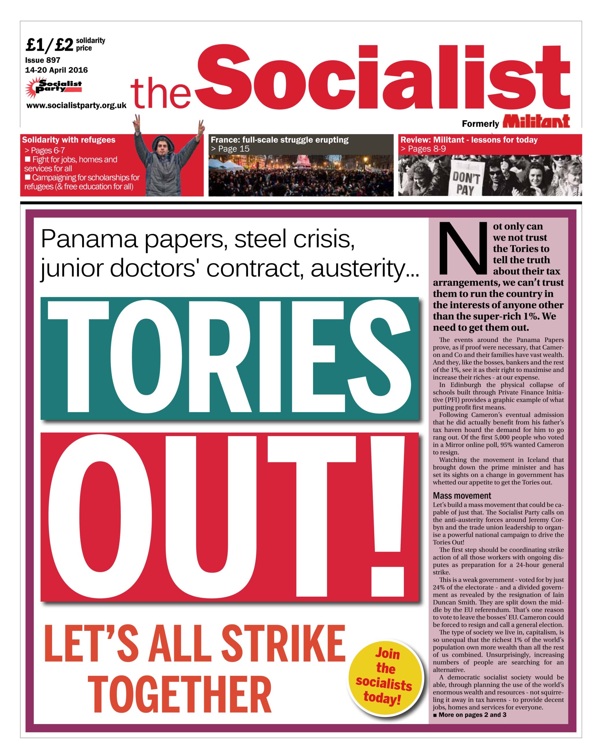 The Socialist issue 897 - Socialist Party