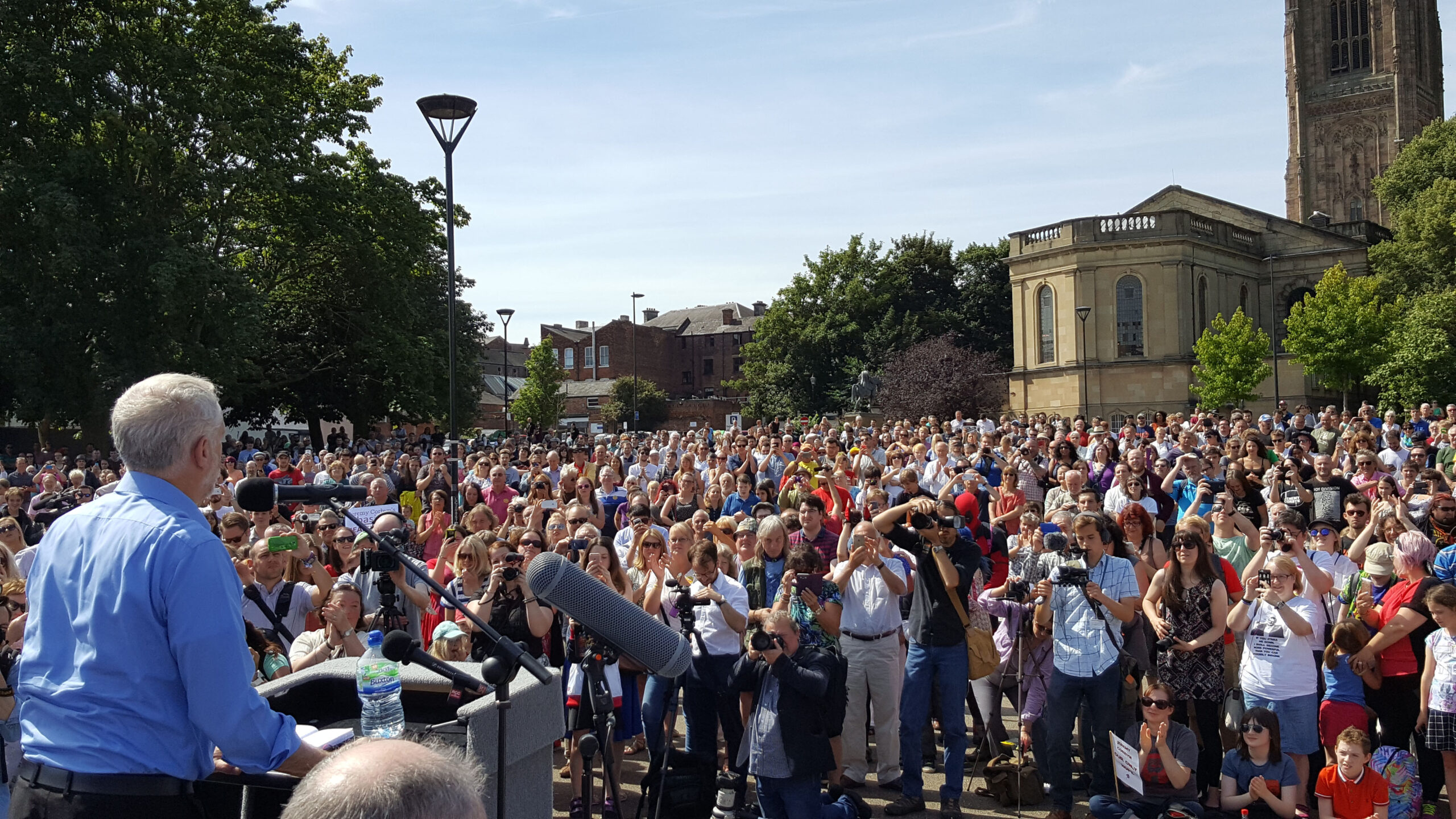 Jeremy Corbyn rally in Derby, August 2016 (uploaded 26/06/2017)