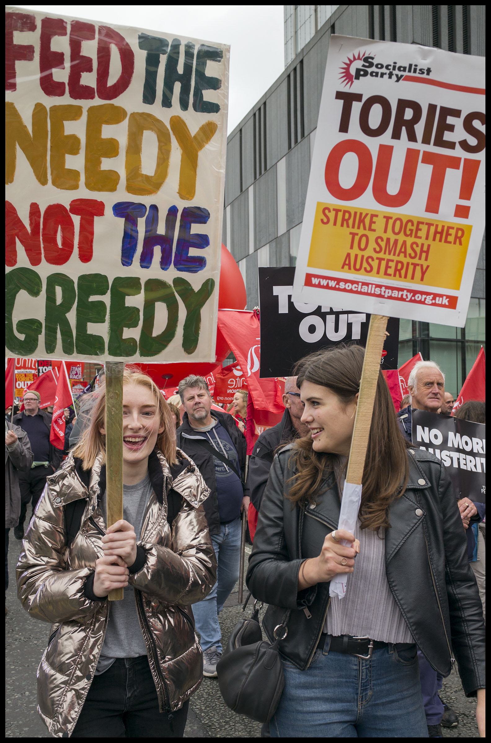 Tories Out demo, Manchester 1.10.17, credit: Paul Mattsson (uploaded 02/10/2017)