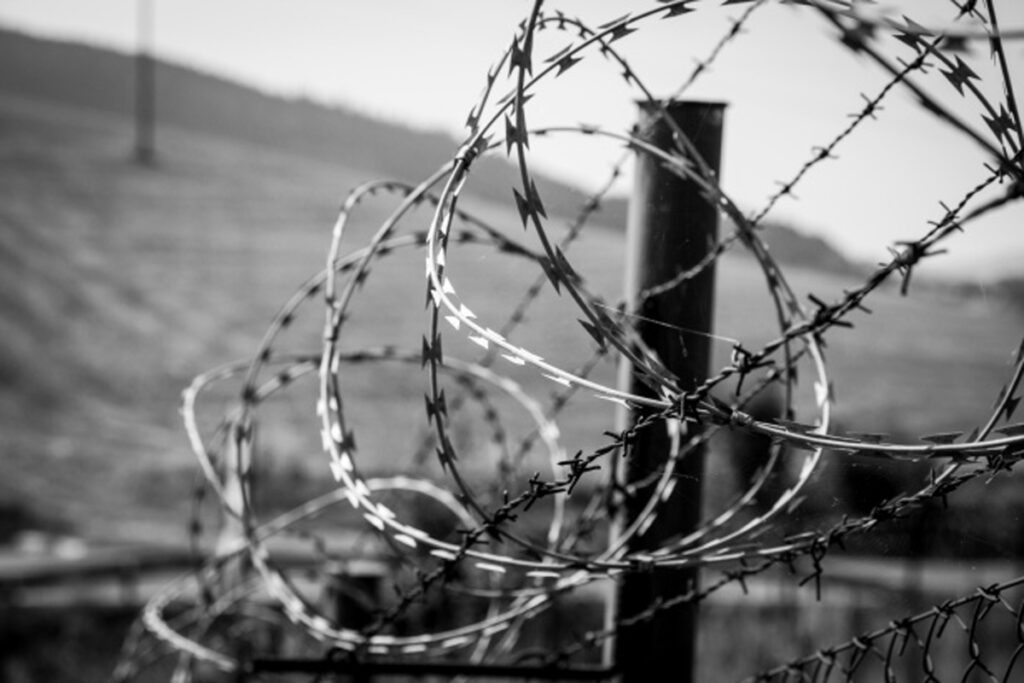 Razor wire. Photo: public domain