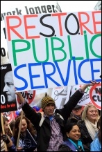 N30: millions of public sector workers went on strike on 30 November 2011, credit: Senan (uploaded 07/12/2011)